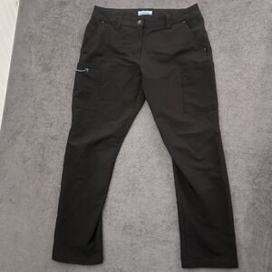 Amazon Uniform Pants Luly Yang Black Cargo Performance Women's Size Large